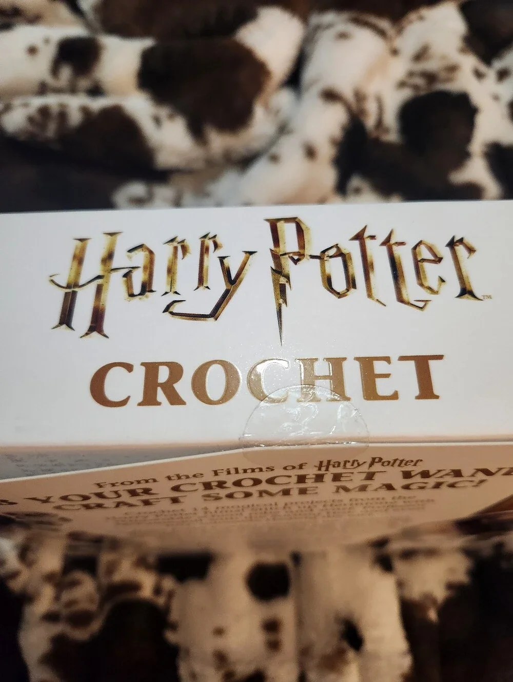 Harry Potter Crochet Kit — Cream and Gold Accents